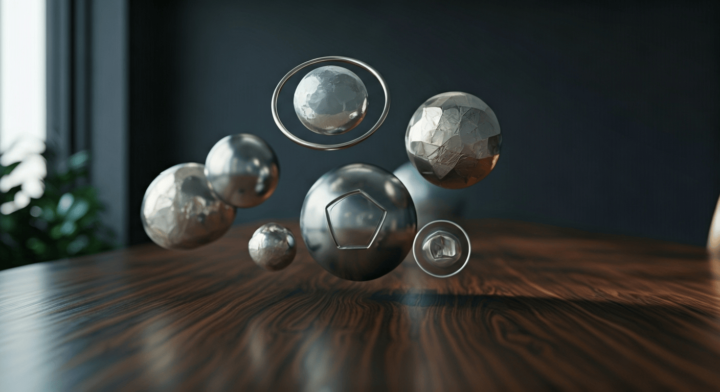 branding elements in 3D office